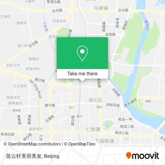 苗云轩美容美发 map