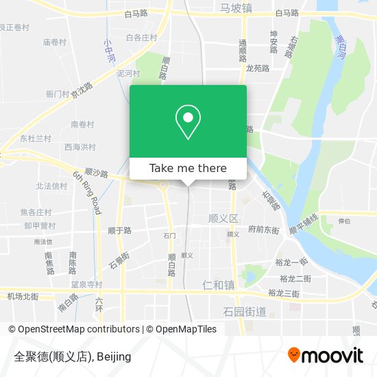 全聚德(顺义店) map