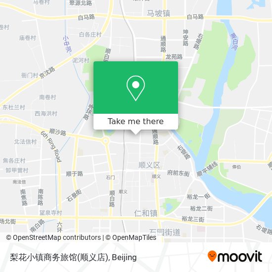 梨花小镇商务旅馆(顺义店) map