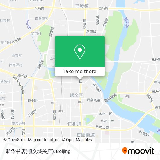 新华书店(顺义城关店) map