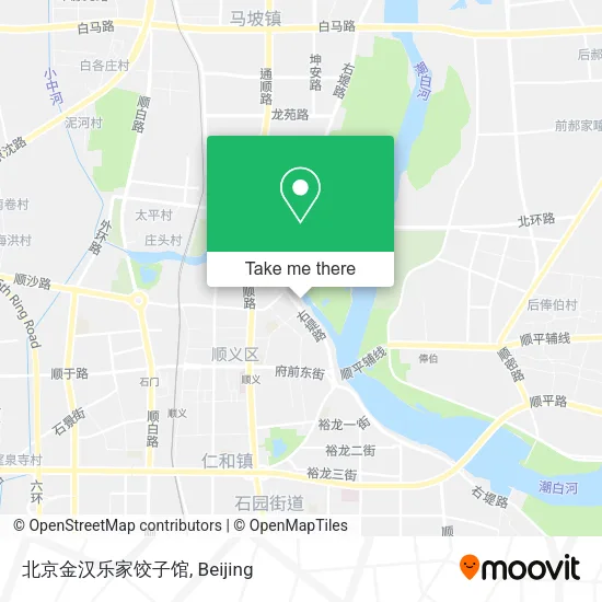 北京金汉乐家饺子馆 map
