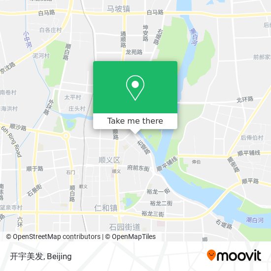开宇美发 map