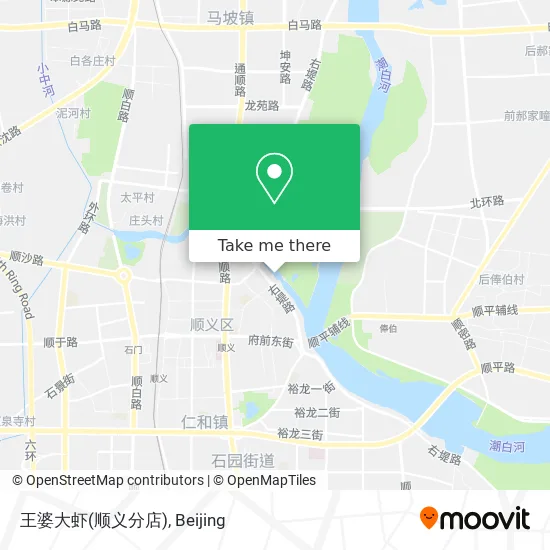 王婆大虾(顺义分店) map