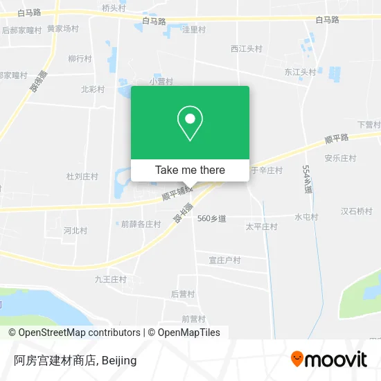 阿房宫建材商店 map
