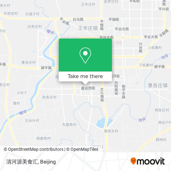 清河源美食汇 map