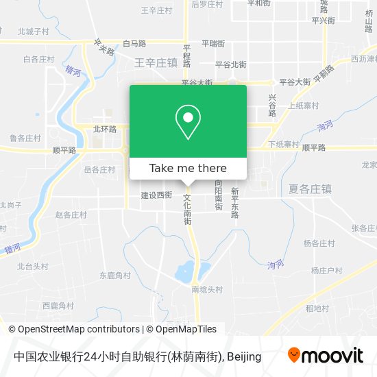 中国农业银行24小时自助银行(林荫南街) map
