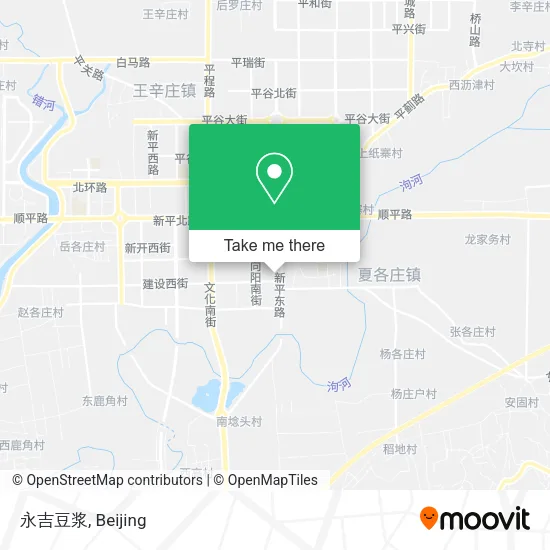 永吉豆浆 map