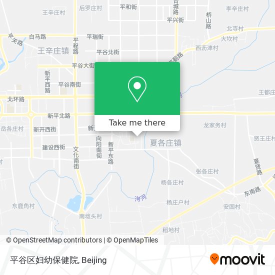 平谷区妇幼保健院 map