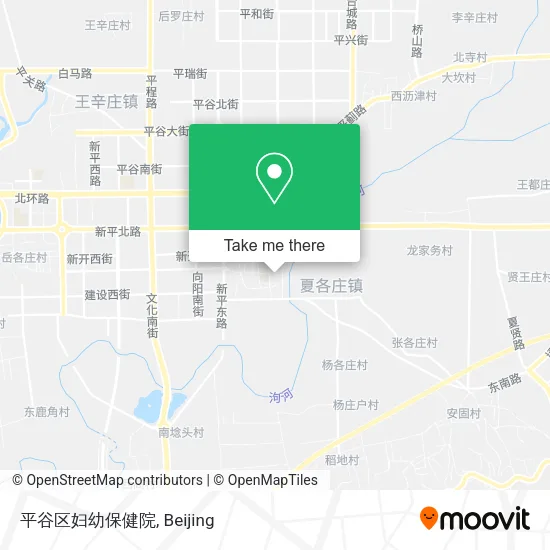 平谷区妇幼保健院 map