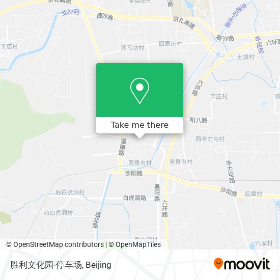 胜利文化园-停车场 map