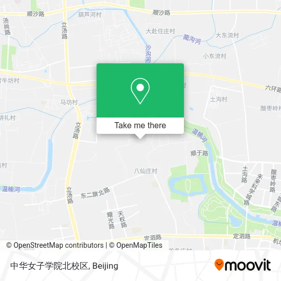 中华女子学院北校区 map