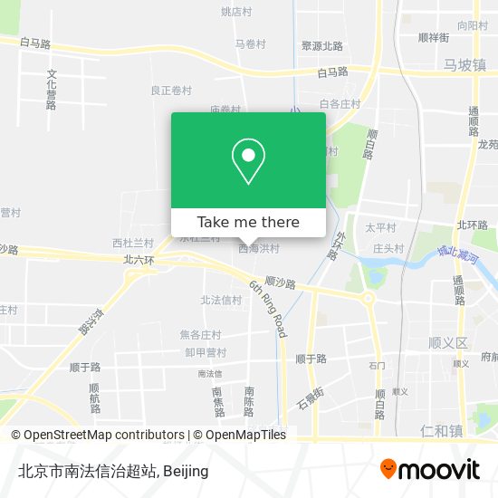 北京市南法信治超站 map