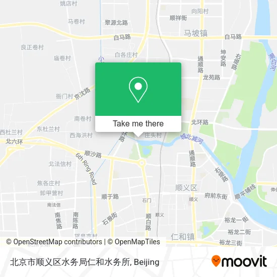 北京市顺义区水务局仁和水务所 map