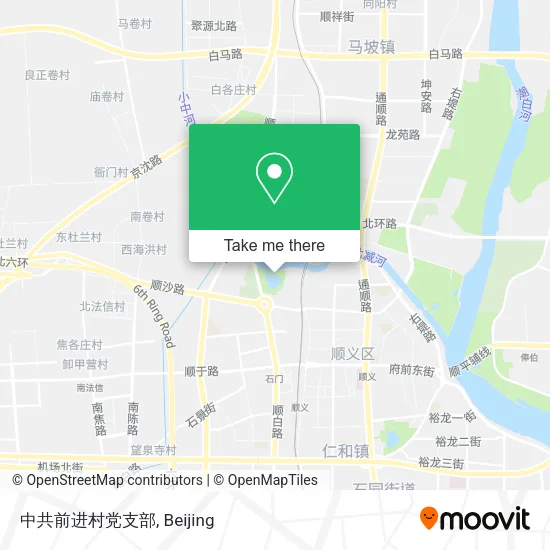 中共前进村党支部 map