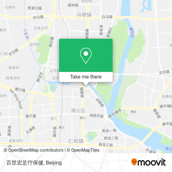 百世宏足疗保健 map