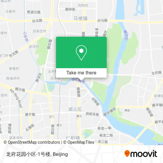 龙府花园小区-1号楼 map