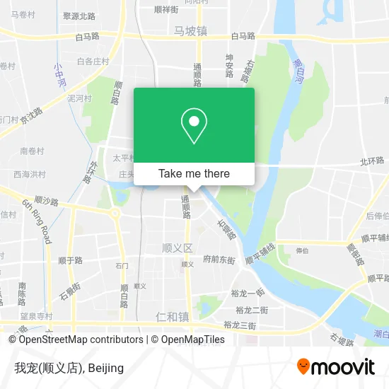 我宠(顺义店) map