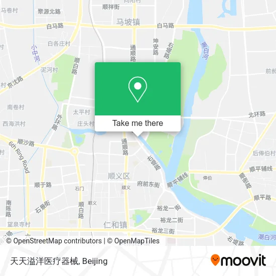 天天溢洋医疗器械 map