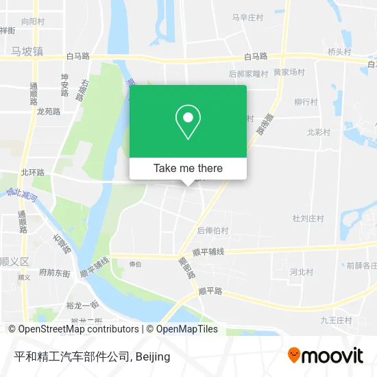 平和精工汽车部件公司 map