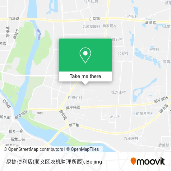 易捷便利店(顺义区农机监理所西) map