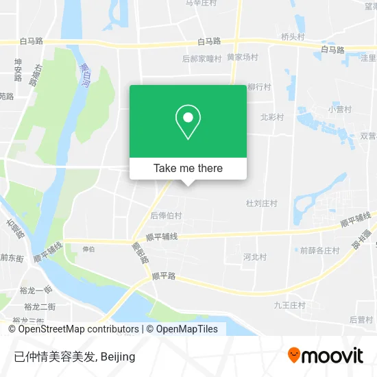 已仲情美容美发 map