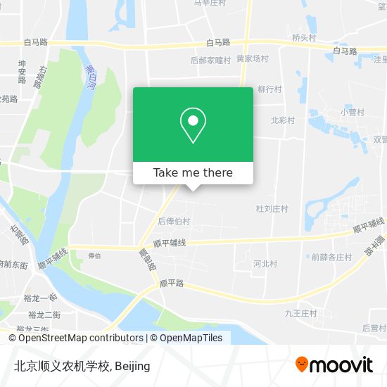 北京顺义农机学校 map