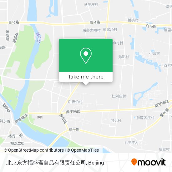 北京东方福盛斋食品有限责任公司 map