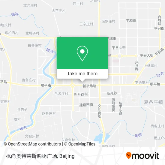 枫尚奥特莱斯购物广场 map