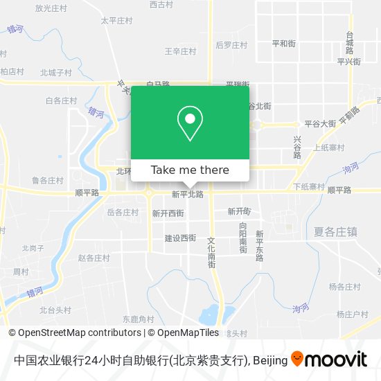 中国农业银行24小时自助银行(北京紫贵支行) map