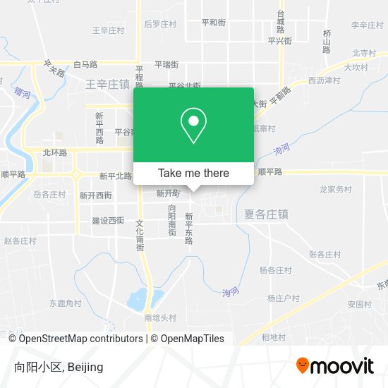 向阳小区 map