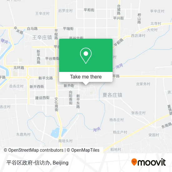 平谷区政府-信访办 map