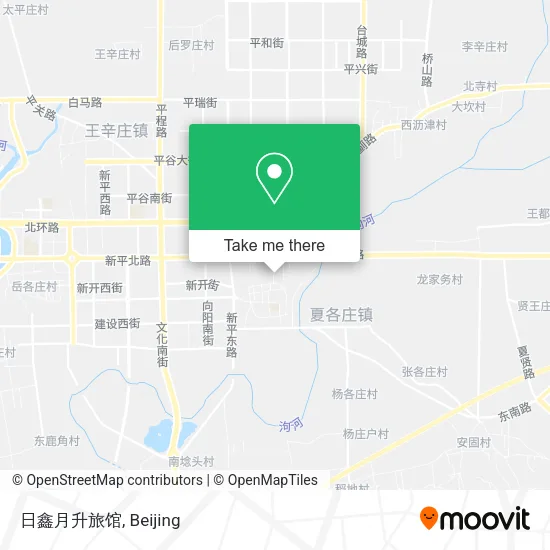 日鑫月升旅馆 map