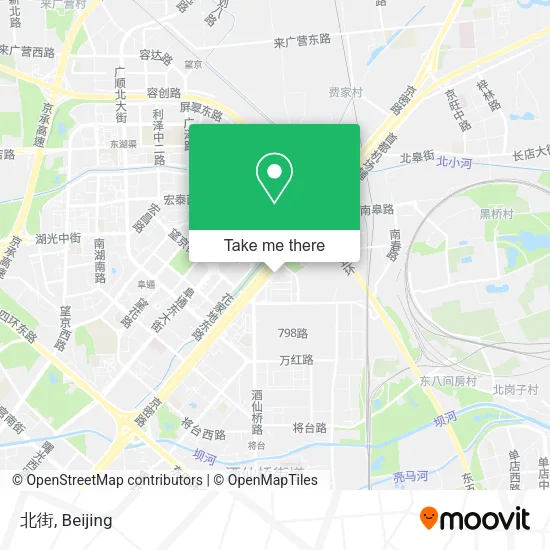 北街 map