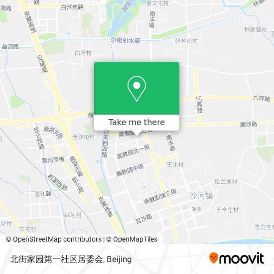 北街家园第一社区居委会 map
