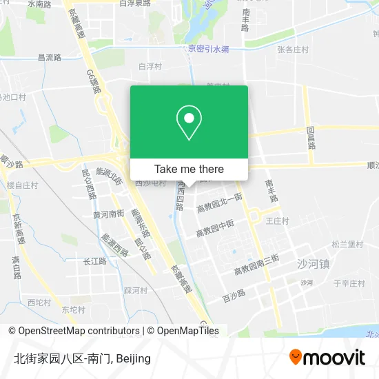 北街家园八区-南门 map