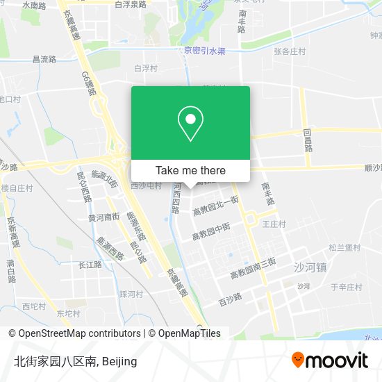北街家园八区南 map