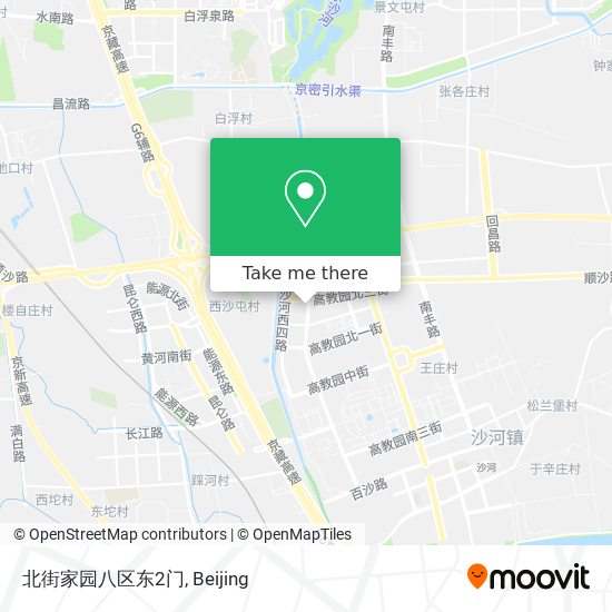 北街家园八区东2门 map