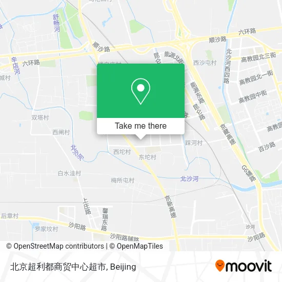北京超利都商贸中心超市 map