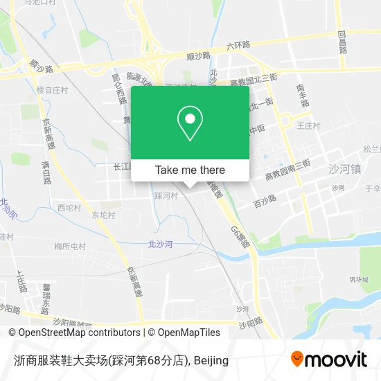 浙商服装鞋大卖场(踩河第68分店) map