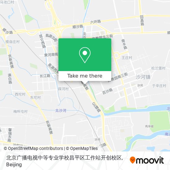 北京广播电视中等专业学校昌平区工作站开创校区 map