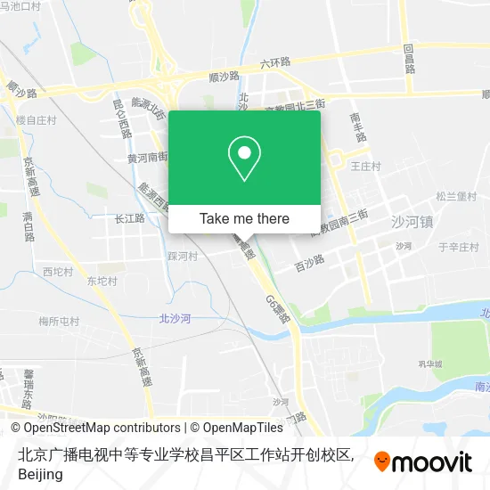 北京广播电视中等专业学校昌平区工作站开创校区 map