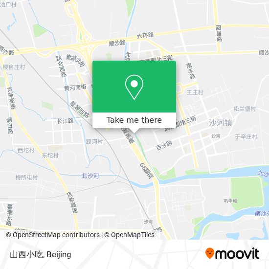山西小吃 map