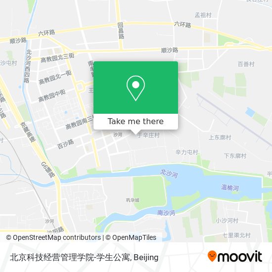 北京科技经营管理学院-学生公寓 map