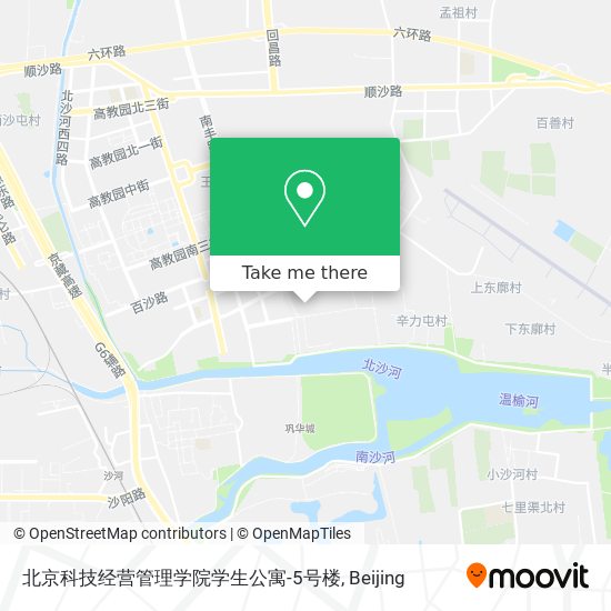北京科技经营管理学院学生公寓-5号楼 map
