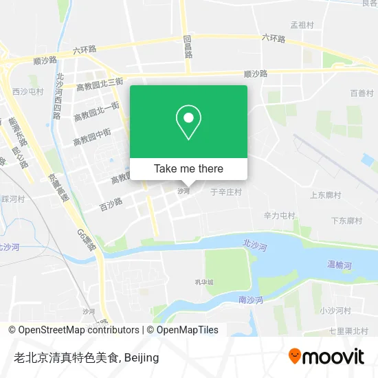 老北京清真特色美食 map