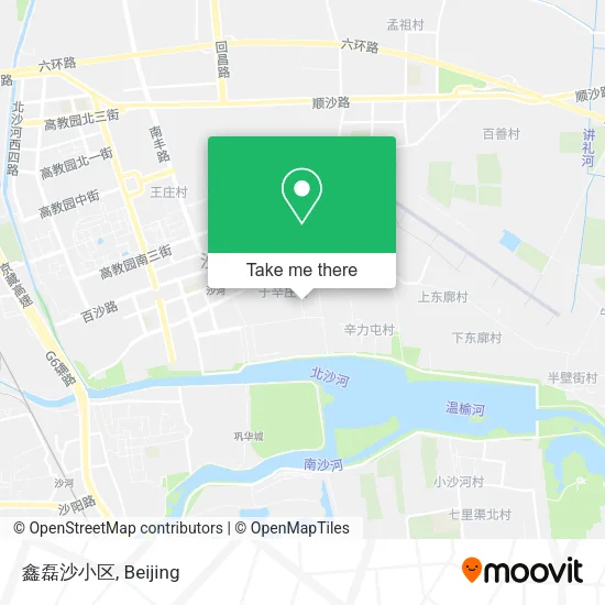 鑫磊沙小区 map