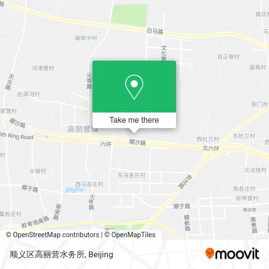 顺义区高丽营水务所 map