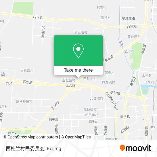 西杜兰村民委员会 map