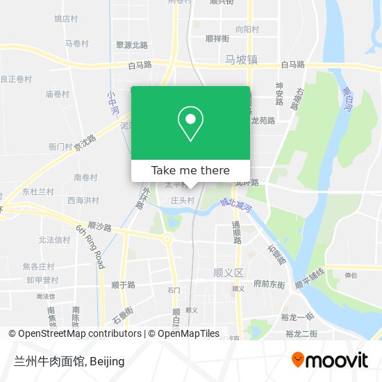 兰州牛肉面馆 map