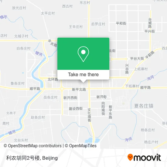 利农胡同2号楼 map